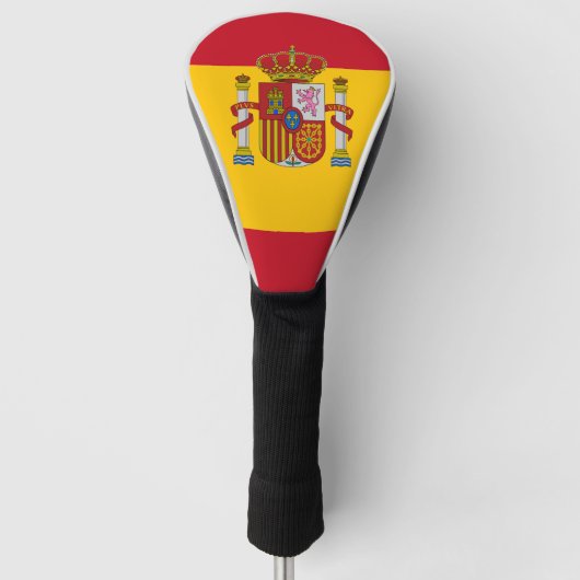 Spaanse vlag golfheadcover (Voorkant)