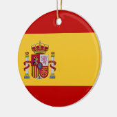 Spaanse vlag keramisch ornament (Links)