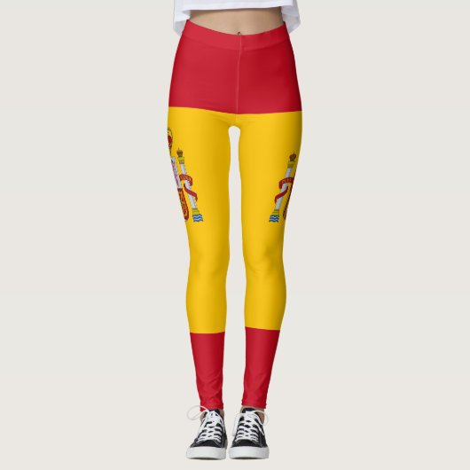 Spaanse vlag leggings (Voorkant)