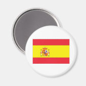Spaanse vlag magneet (Voorkant / Achterkant)