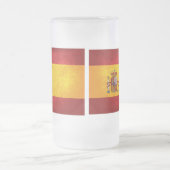 Spaanse vlag; matglas bierpul (Center)