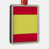Spaanse vlag metalen ornament (Rechts)