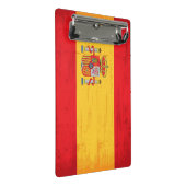 Spaanse vlag mini klembord (Schuin)