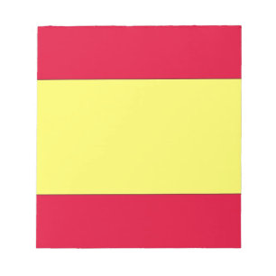 Spaanse vlag notitieblok