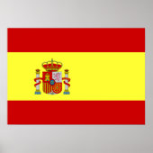Spaanse vlag poster (Voorkant)