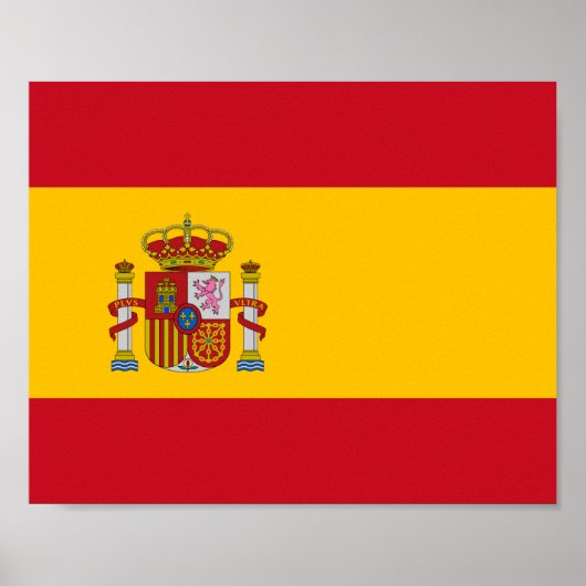 Spaanse vlag poster (Voorkant)