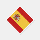 Spaanse vlag servet (Hoek)