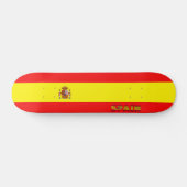 Spaanse vlag skateboard (Horizontaal)