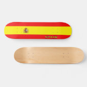 Spaanse vlag skateboard (Horizontaal)