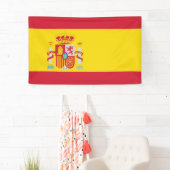 Spaanse vlag spandoek (Insitu)