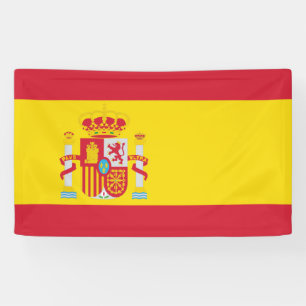 Spaanse vlag spandoek