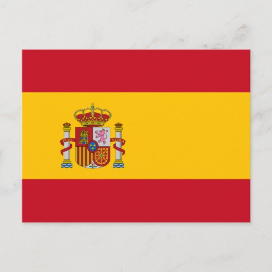 Spaanse vlag (Spanje) Briefkaart (Voorkant)