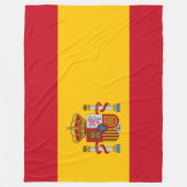 Spaanse vlag (Spanje) Fleece Deken (Voorkant)