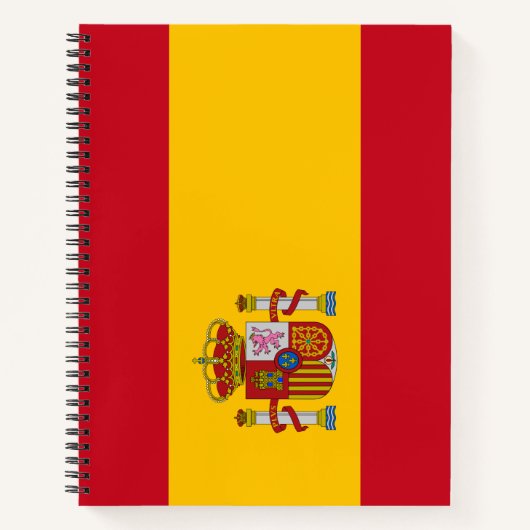 Spaanse vlag (Spanje) Notitieboek (Voorkant)