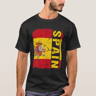  Spaanse vlag Spanje Pride Roots Heritage Gi T-shirt