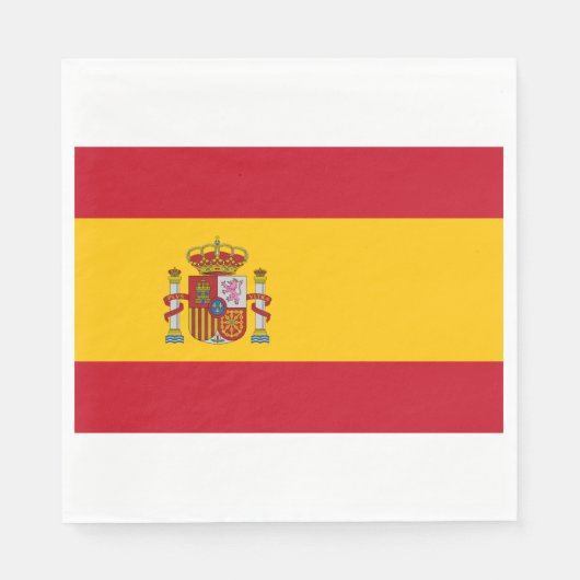Spaanse vlag (Spanje) Servet (Voorkant)
