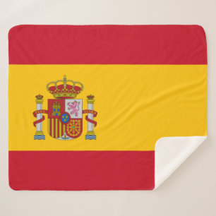 Spaanse vlag (Spanje) Sherpa Deken