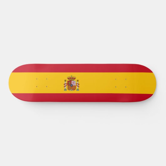 Spaanse vlag (Spanje) Skateboard (Horizontaal)