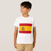 Spaanse vlag (Spanje) T-shirt (Voorkant volledig)
