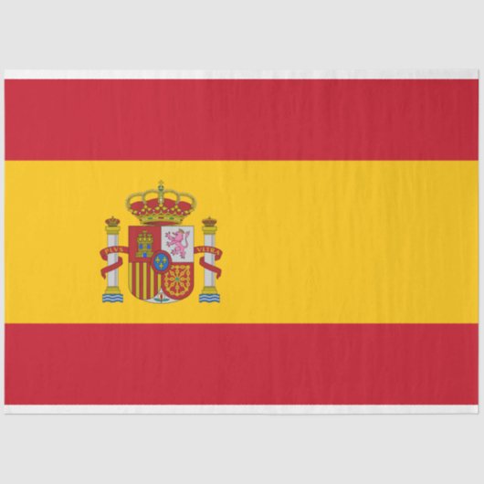 Spaanse vlag (Spanje) Tissuepapier (Voorkant)