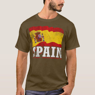 Spaanse vlag t-shirt