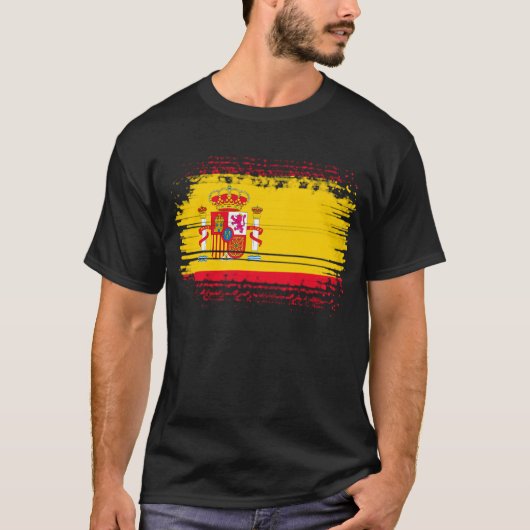 Spaanse vlag t-shirt (Voorkant)
