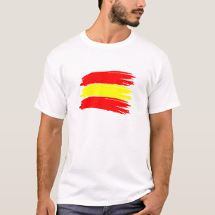 Spaanse vlag t-shirt