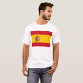 Spaanse vlag t-shirt (Voorkant volledig)
