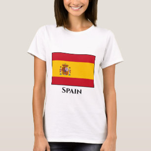 Spaanse vlag t-shirt