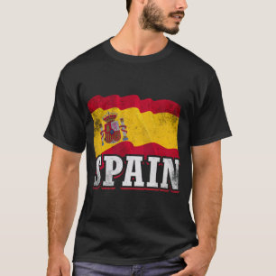 Spaanse vlag t-shirt