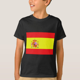 Spaanse vlag t-shirt