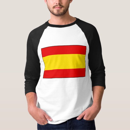 Spaanse vlag T-shirts en cadeaus (Voorkant)
