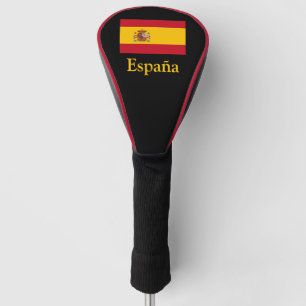Spaanse vlag van Spaanse douane-chauffeur Golfheadcover