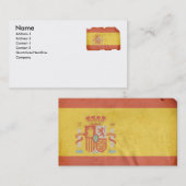 Spaanse vlag visitekaartje (Voorkant / Achterkant)