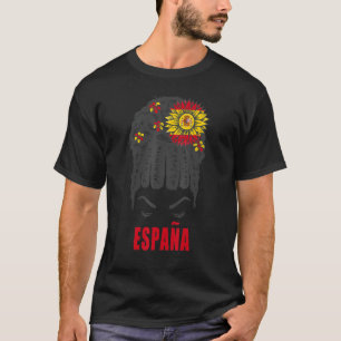 Spaanse vlag voor vrouwen en Kinderen Spanje vlag T-shirt