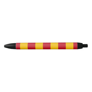 Spaanse vlag zwarte inkt pen