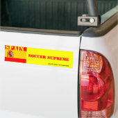 Spaanse voetbalopperste bumpersticker (Op Truck)