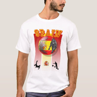 Spaanse voetbalspelers Futbol 2014 T Shirt