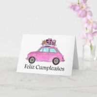 Spaanse vogelretro Fiat 500