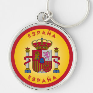 Spaanse Wapen Cirkelvorm  Sleutelhanger