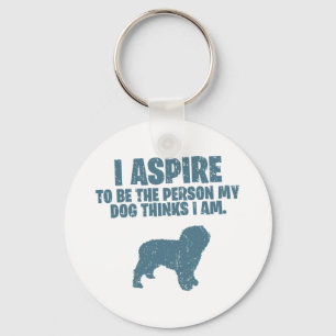 Spaanse waterhond sleutelhanger