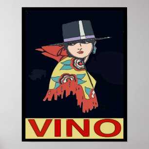 Spaanse wijn, vinino poster