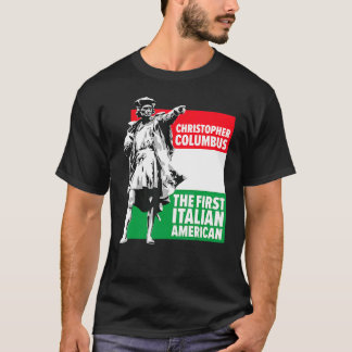Spaar Columbusdag Italiaanse trots T-shirt