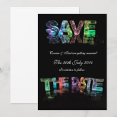 Spaar De Datum Kaart (Voorkant / Achterkant)