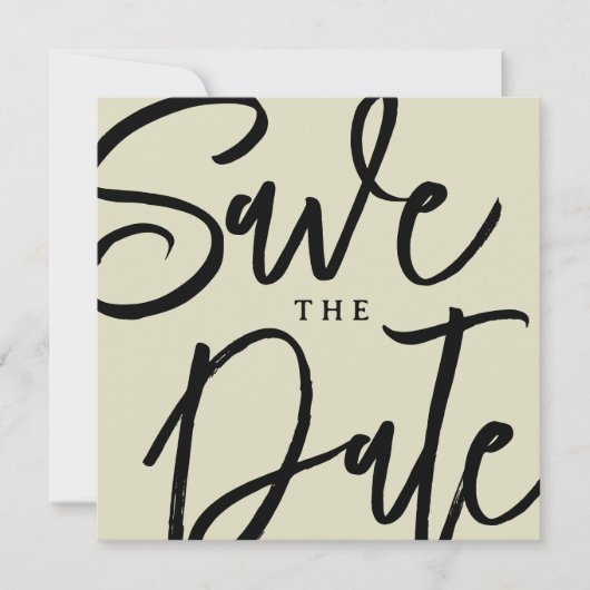 Spaar de datum kaart & envelop (Voorkant)