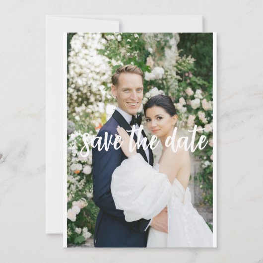 Spaar de datum Kaarten geen Minimum Voor Viering D (Voorkant)