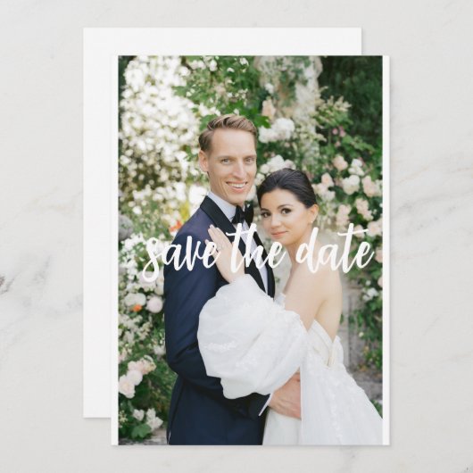 Spaar de datum Kaarten geen Minimum Voor Viering D (Voorkant / Achterkant)