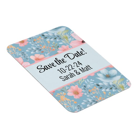 Spaar de datum magneet roze (Rechterzijde)