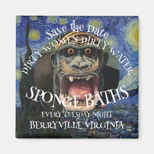 SPAAR DE DATUM VUILE VROUWEN SPONSBAAD DINSDAG MAGNEET (Voorkant)