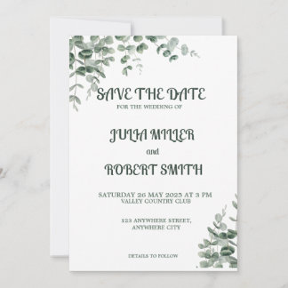 Spaar de datumkaart save the date